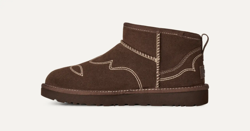 UGG-CLASSIC ULTRA MINI WESTERN BURNT CEDAR 1180628-BCDR
