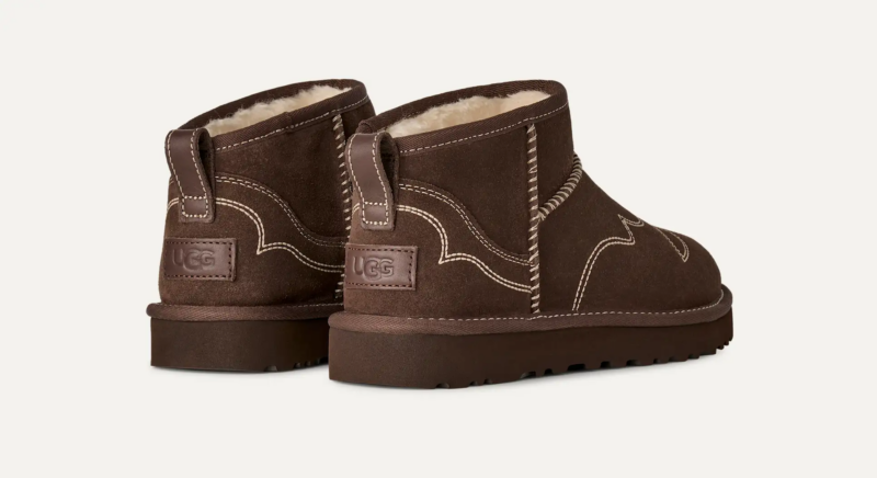 UGG-CLASSIC ULTRA MINI WESTERN BURNT CEDAR 1180628-BCDR
