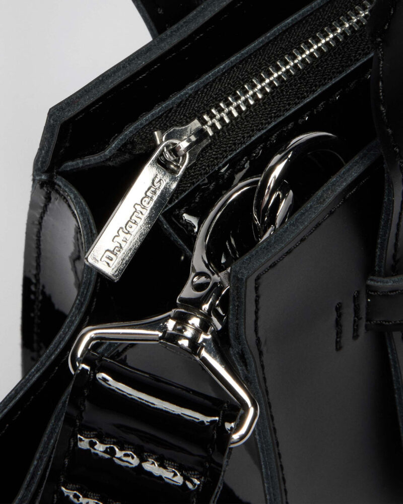 DR. MARTENS-SMALL LEATHER TOTE BAG BLACK