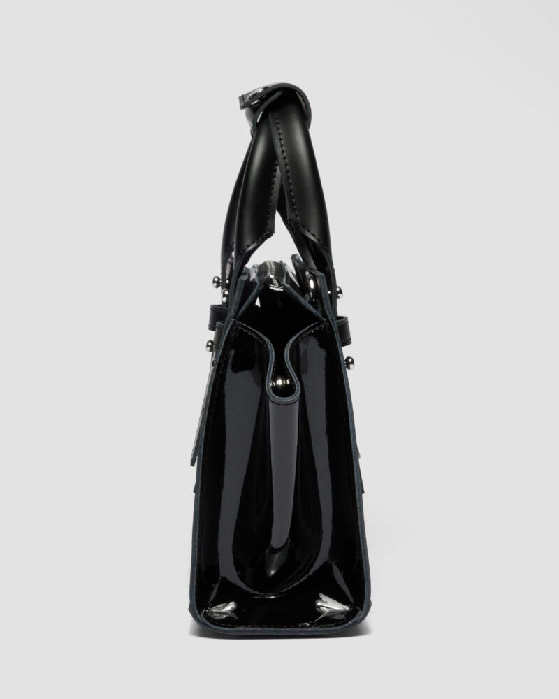 DR. MARTENS-SMALL LEATHER TOTE BAG BLACK