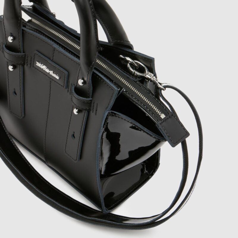 DR. MARTENS-SMALL LEATHER TOTE BAG BLACK