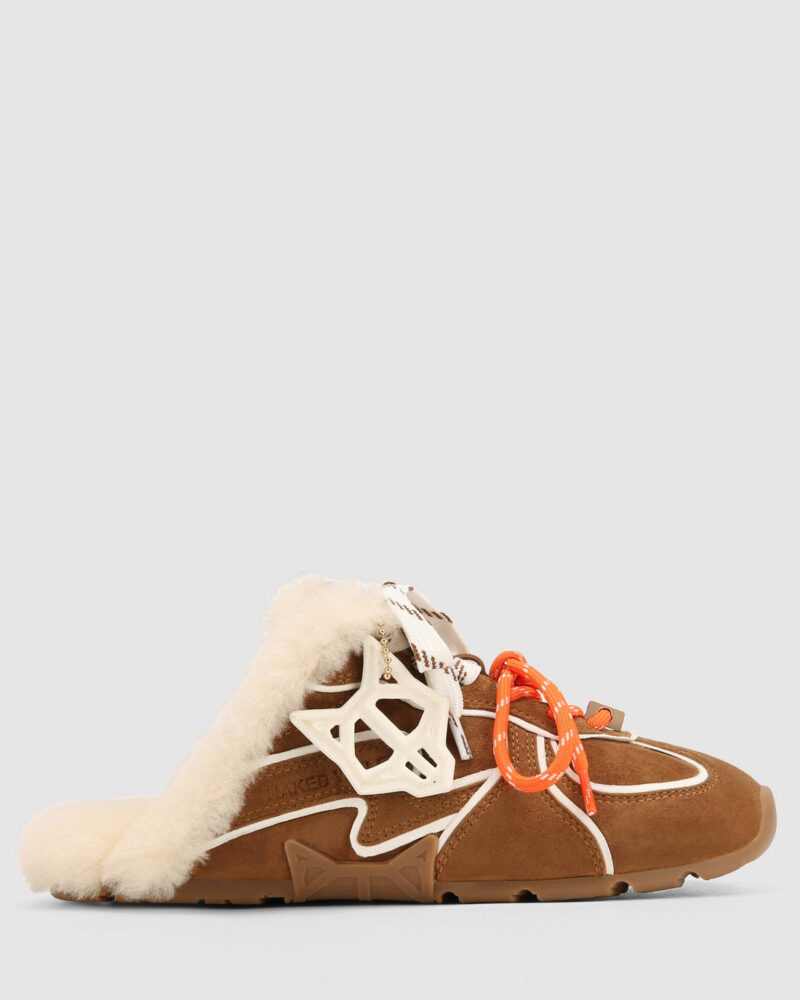 NAKED WOLFE-ADORN TAN SUEDE