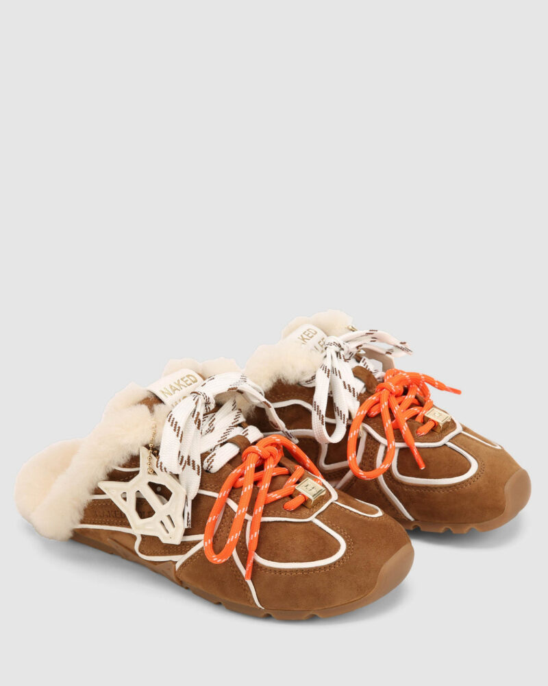 NAKED WOLFE-ADORN TAN SUEDE