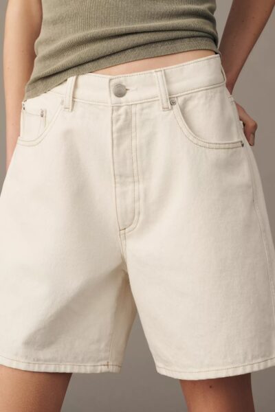DL1961-TAYLOR RELAXED DENIM SHORT WHITE