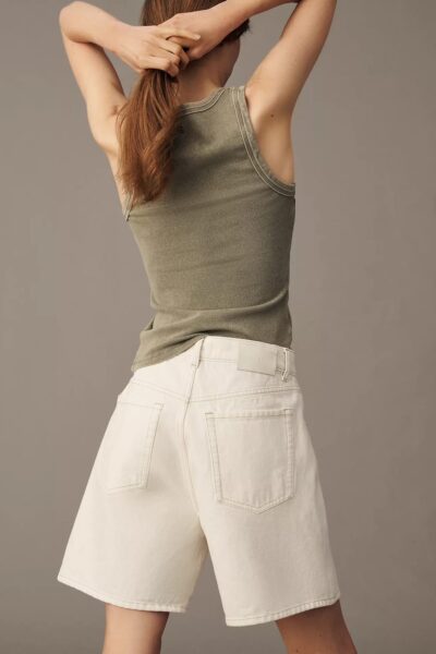 DL1961-TAYLOR RELAXED DENIM SHORT WHITE