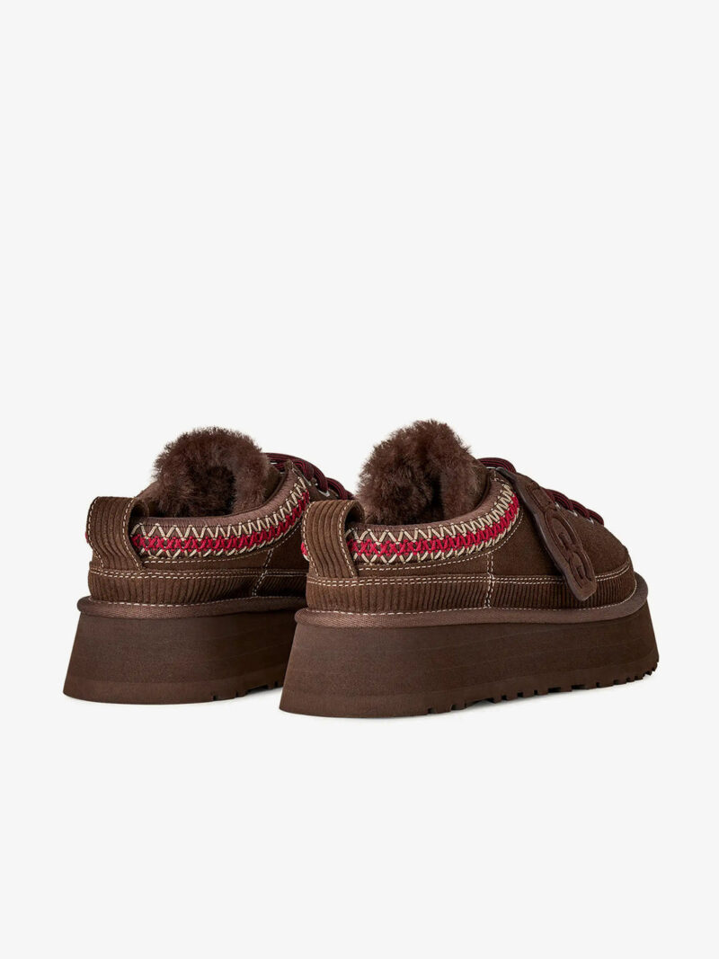 UGG-HERITAGE LACE-UP SLIPPER BURNT CEDAR