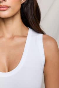 PERFECT WHITE TEE-JORDAN U NECK TANK WHITE