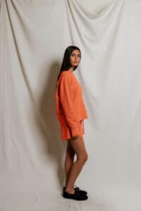 PERFECT WHITE TEE-LAYLA SHORT CLEMENTINE