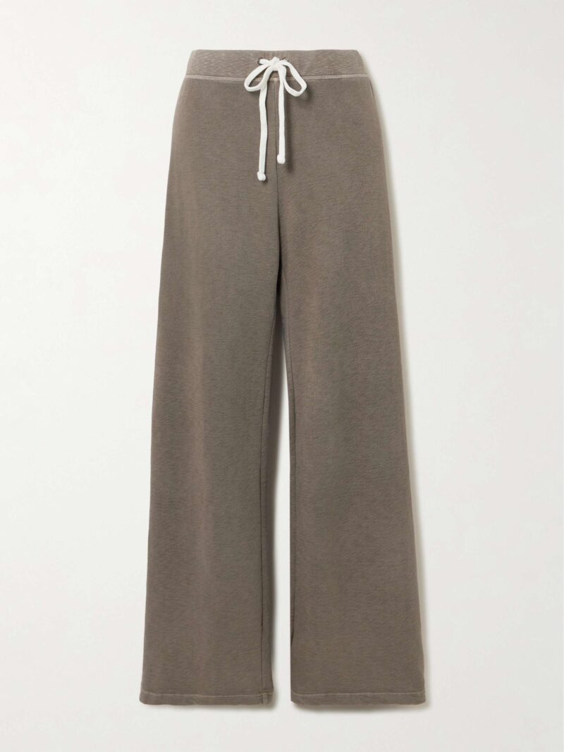 JAMES PERSE-VINTAGE WIDE LEG SWEATPANT CARIBOU PIGMENT