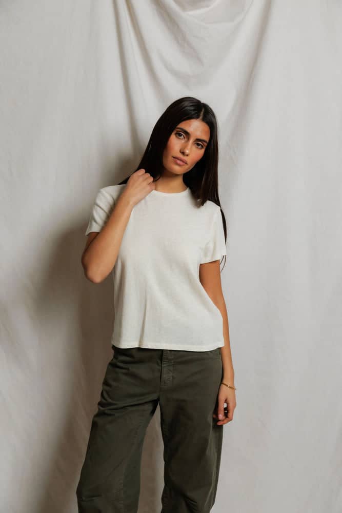 PERFECT WHITE TEE-VIVIAN NATURAL