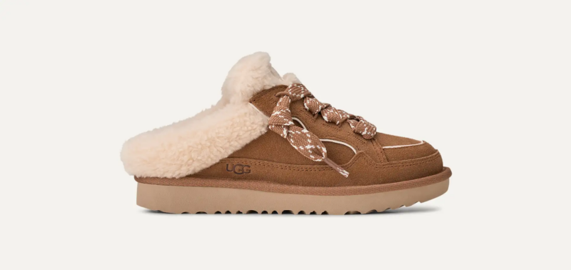 UGG-KIDS' LOWMEL MULE CHESTNUT