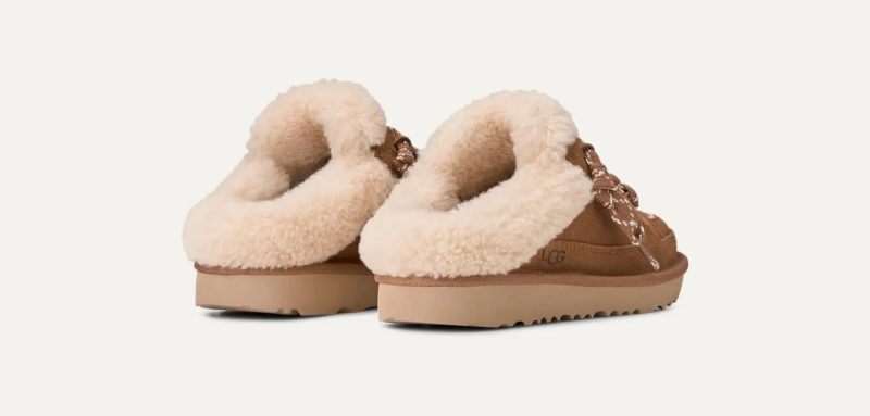 UGG-KIDS' LOWMEL MULE CHESTNUT