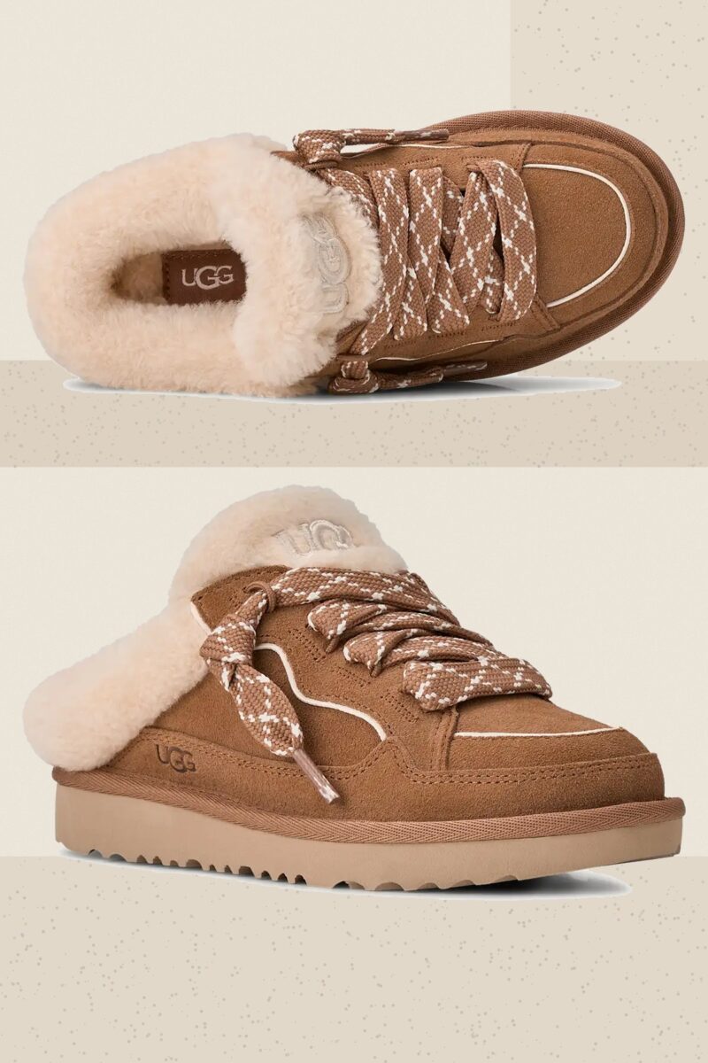 UGG-KIDS' LOWMEL MULE CHESTNUT