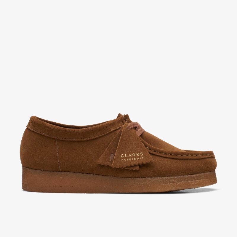 CLARKS-WALLABEE COLA SUEDE
