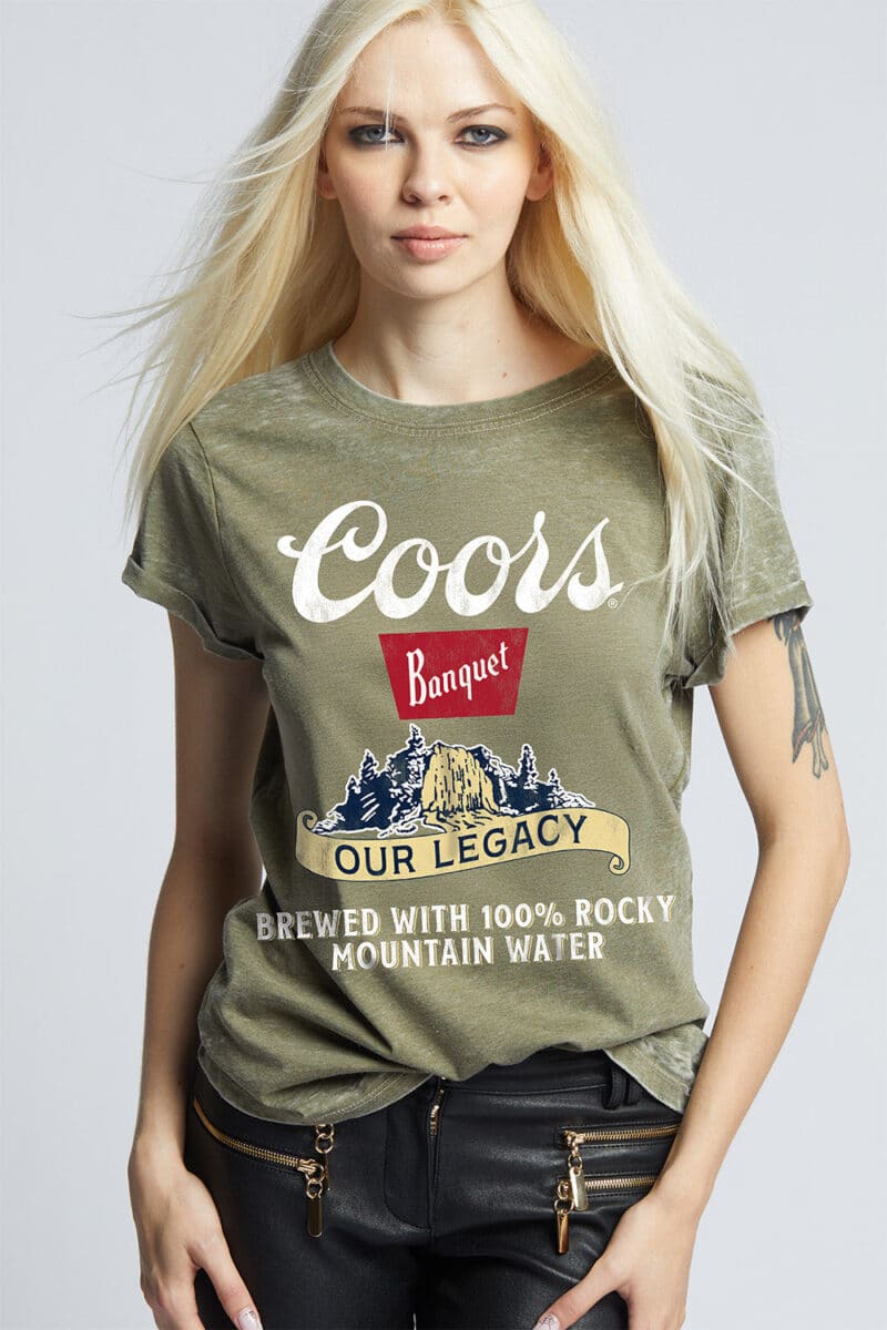 RECYCLED KARMA-COORS LEGACY TEE OLIVE