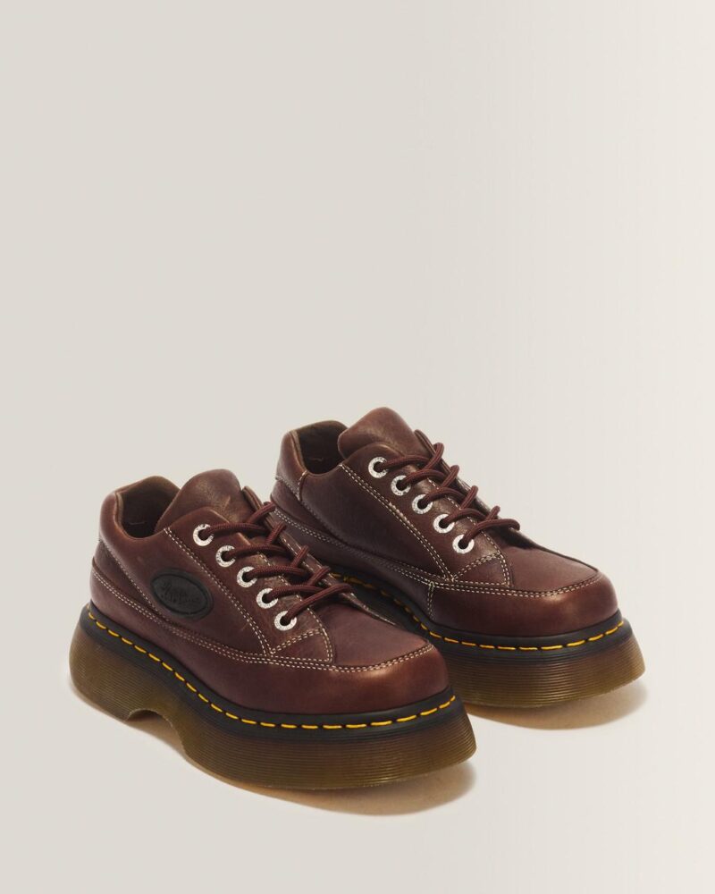 DR. MARTENS-BUZZ DARK BROWN GRIZZLY