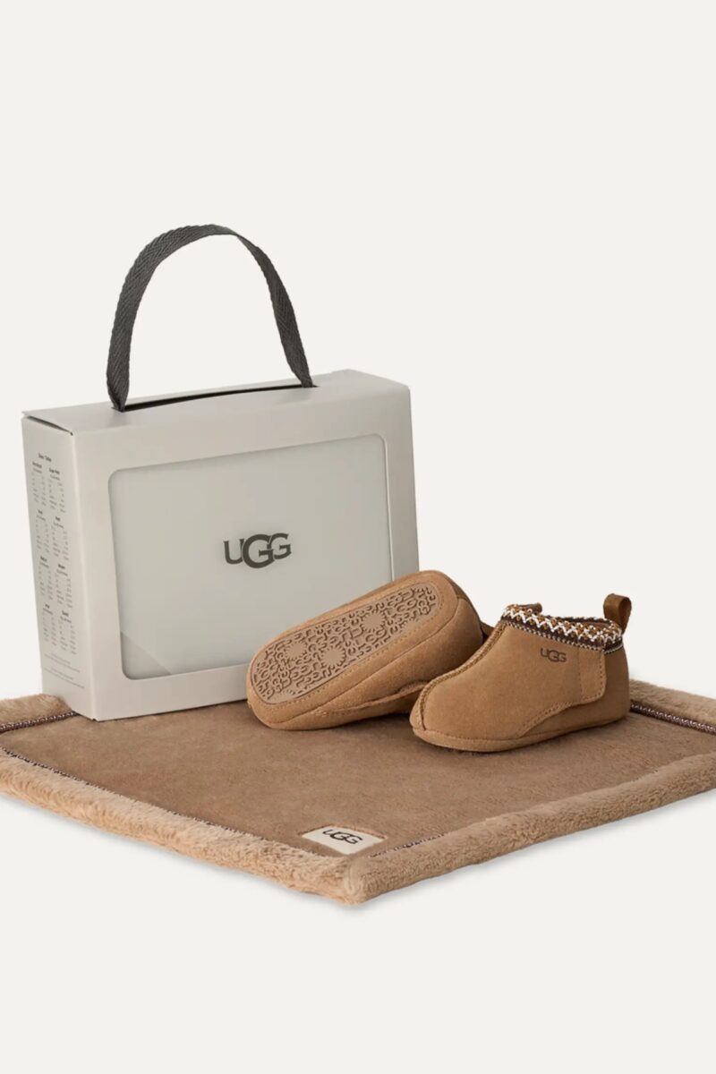 1180294I-CHE_UGG-BABY TASMAN AND LOVEY CHESTNUT