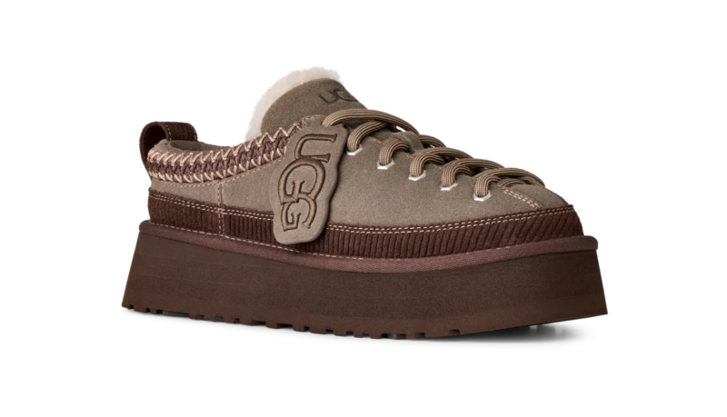 UGG-HERITAGE LACE-UP SLIPPER DRIED OREGANO