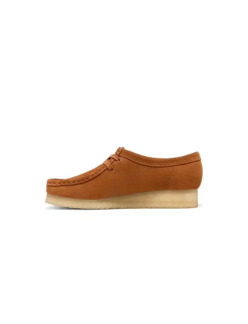 CLARKS-WALLABEE GINGER SUEDE