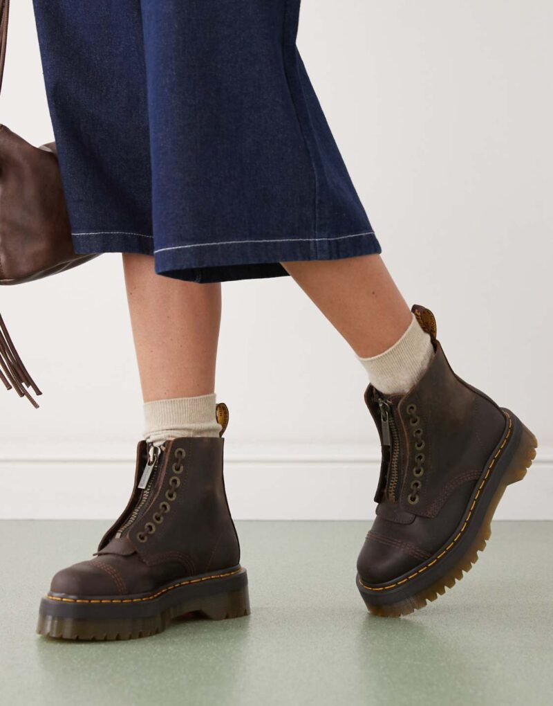 44348200 DR. MARTENS-SINCLAIR AMBASSADOR PLATFORM BOOTS