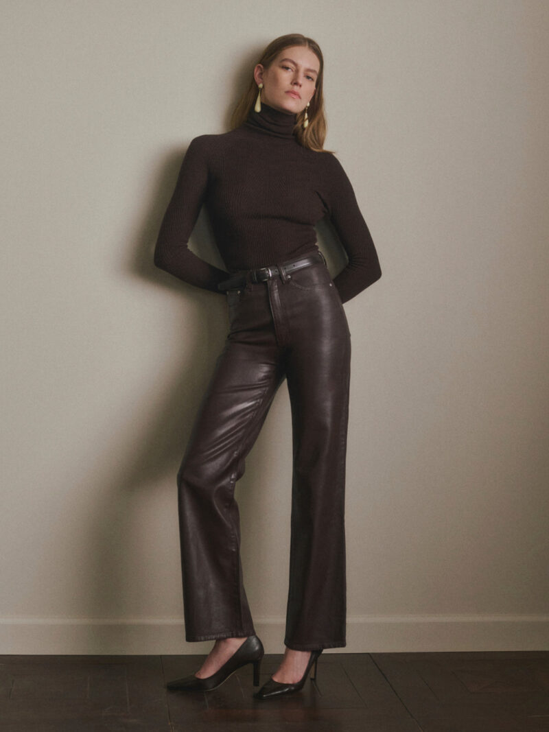 DL1961-TURTLENECK SWEATER BRUNETTE