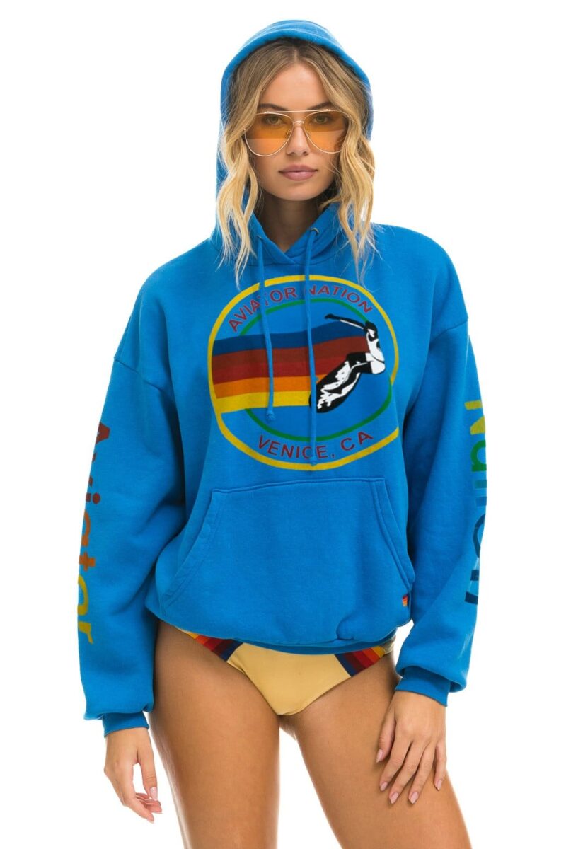 AVIATOR NATION-RELAXED VENICE HOODIE OCEAN