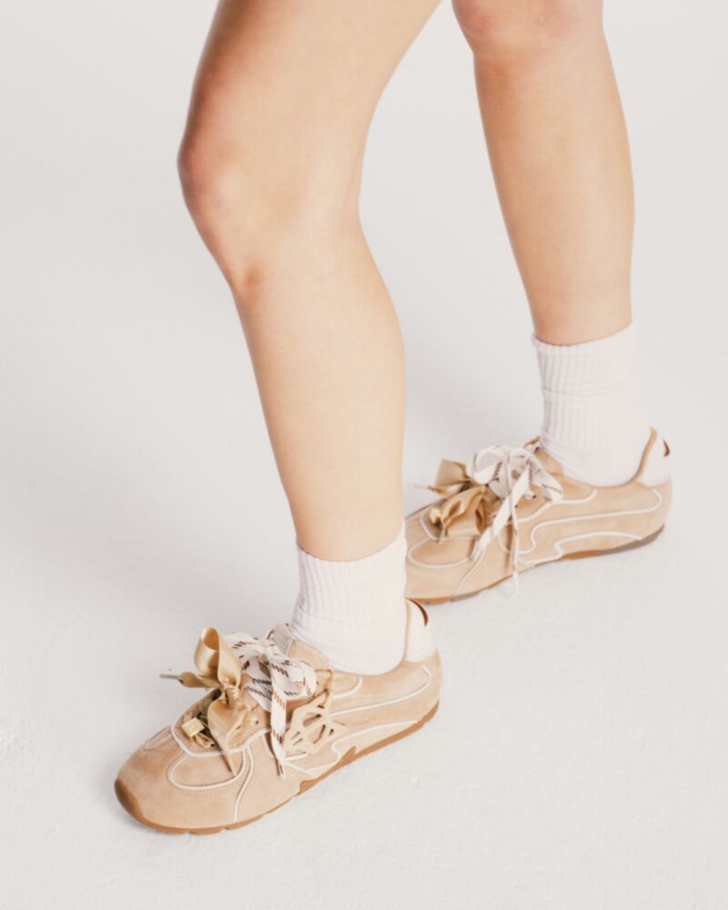 NAKED WOLFE-ADORED OFF WHITE SUEDE