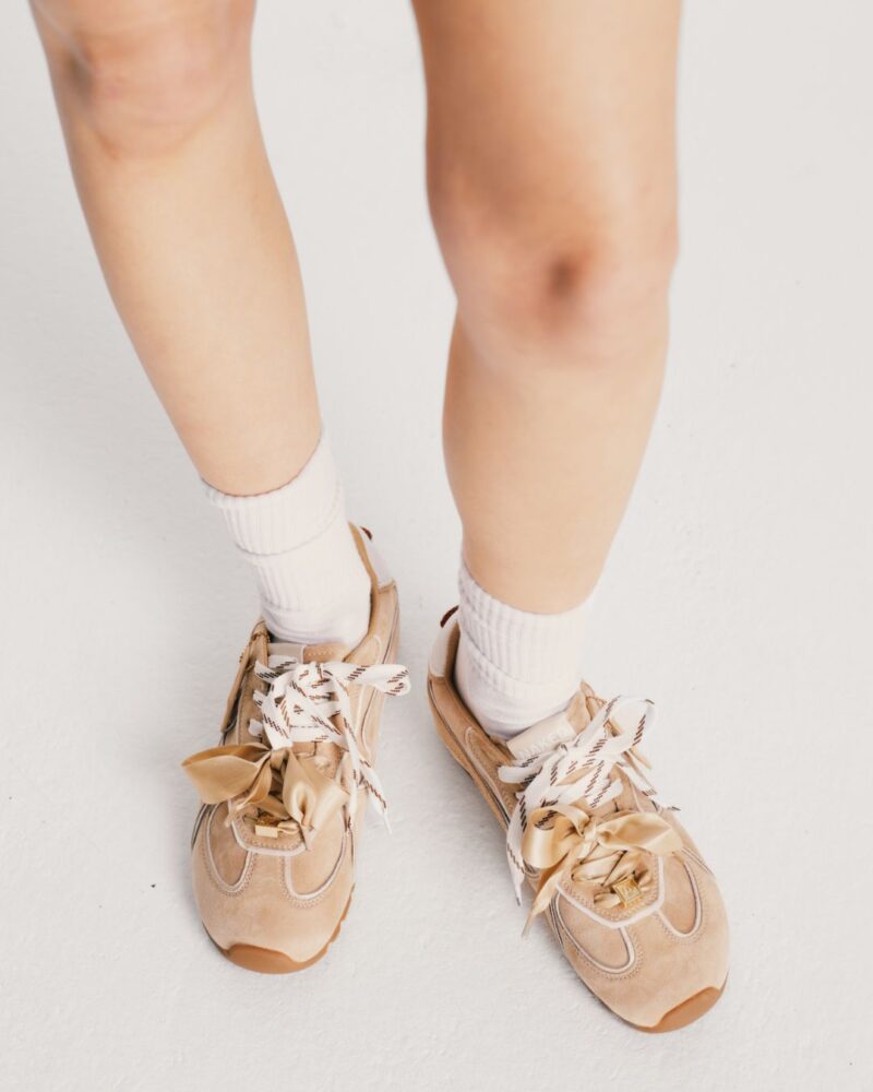 NAKED WOLFE-ADORED OFF WHITE SUEDE
