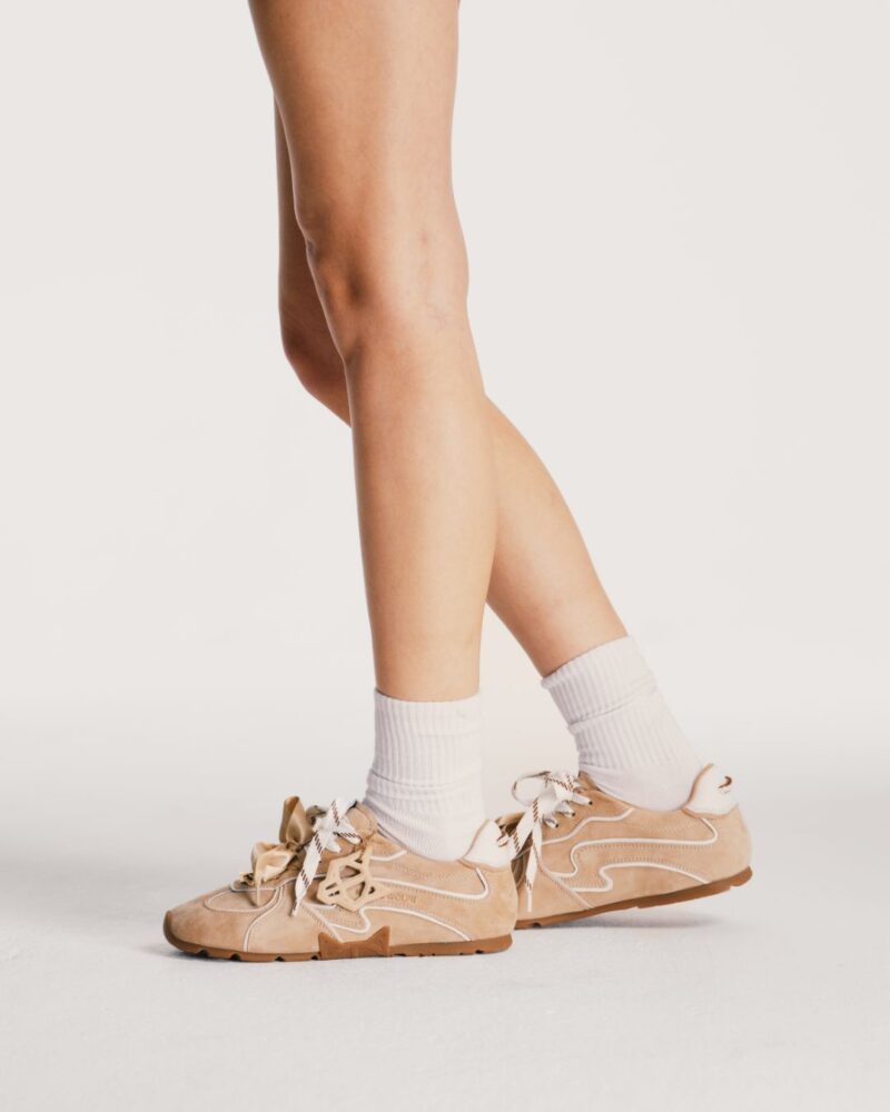 NAKED WOLFE-ADORED OFF WHITE SUEDE
