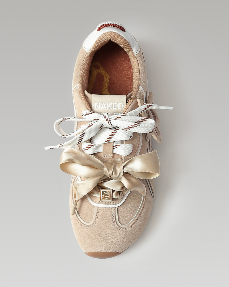 NAKED WOLFE-ADORED OFF WHITE SUEDE