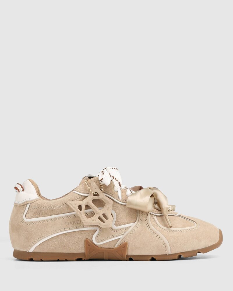 NAKED WOLFE-ADORED OFF WHITE SUEDE