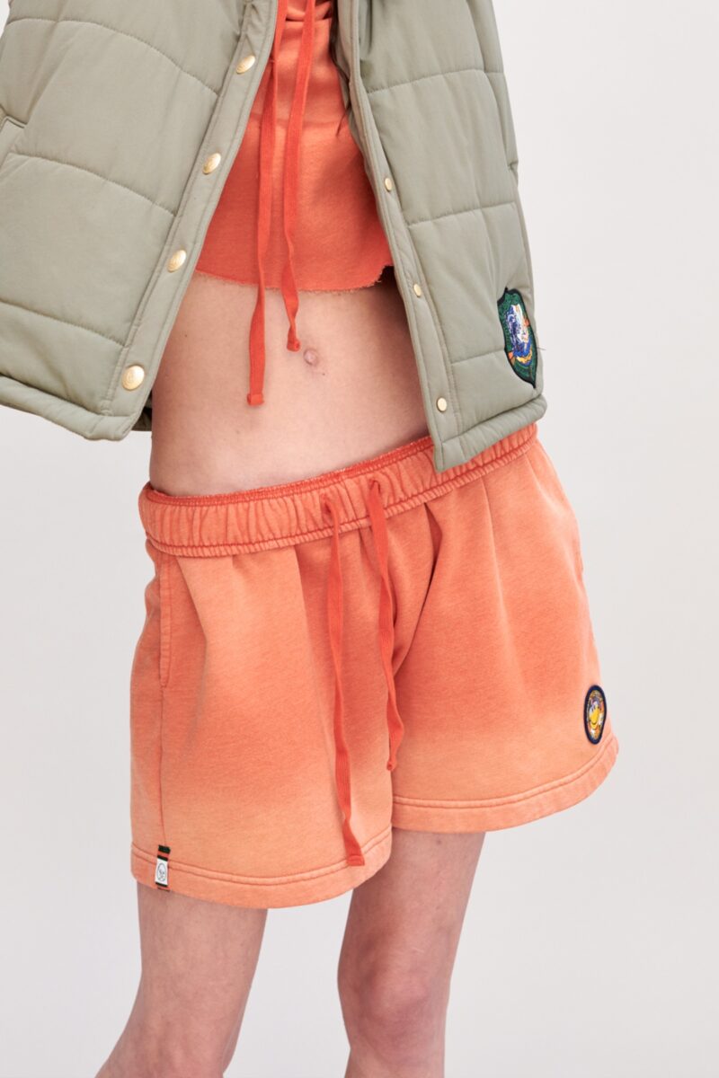 GHOST FOREST SURF CLUB-SURF SCOUT PATCH SHORT INTERNATIONAL ORANGE