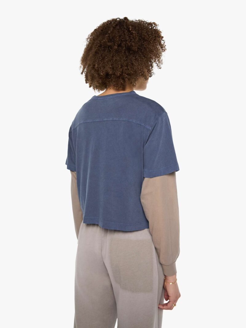GHOST FOREST SURF CLUB-SIREN CROP GFSC TEE RESCUE BLUE